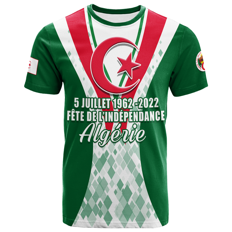 Algeria Independence Day 5 Juillet 1962 2022 T Shirt