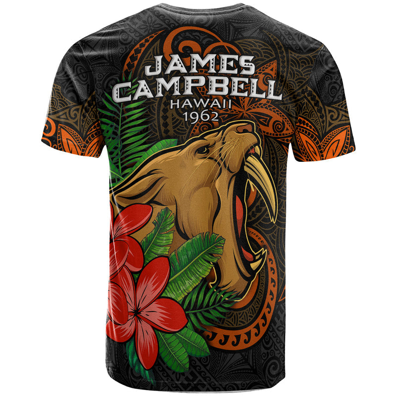 Custom Hawaii James Campbell High School Polynesian Tribal Pattern T Shirt