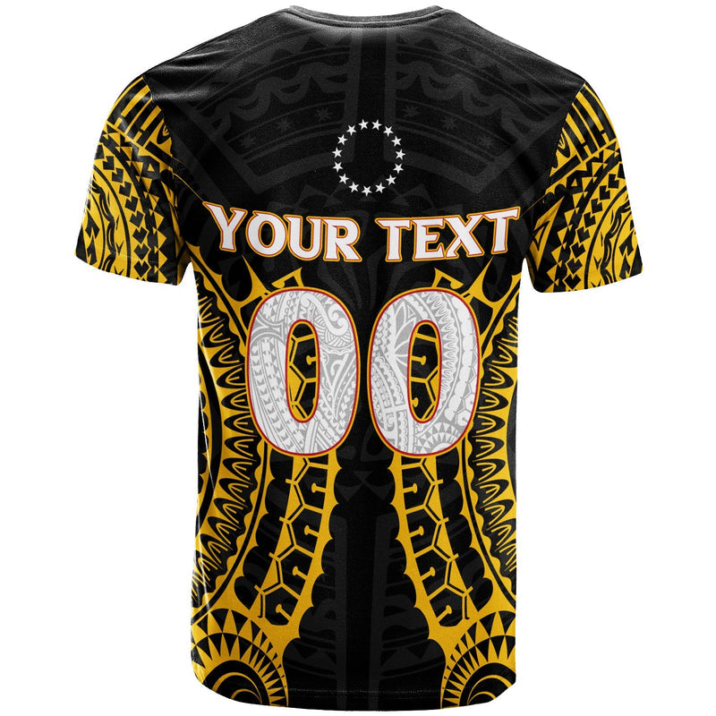 Custom Cook Islands Manihiki Tribal Pattern T Shirt
