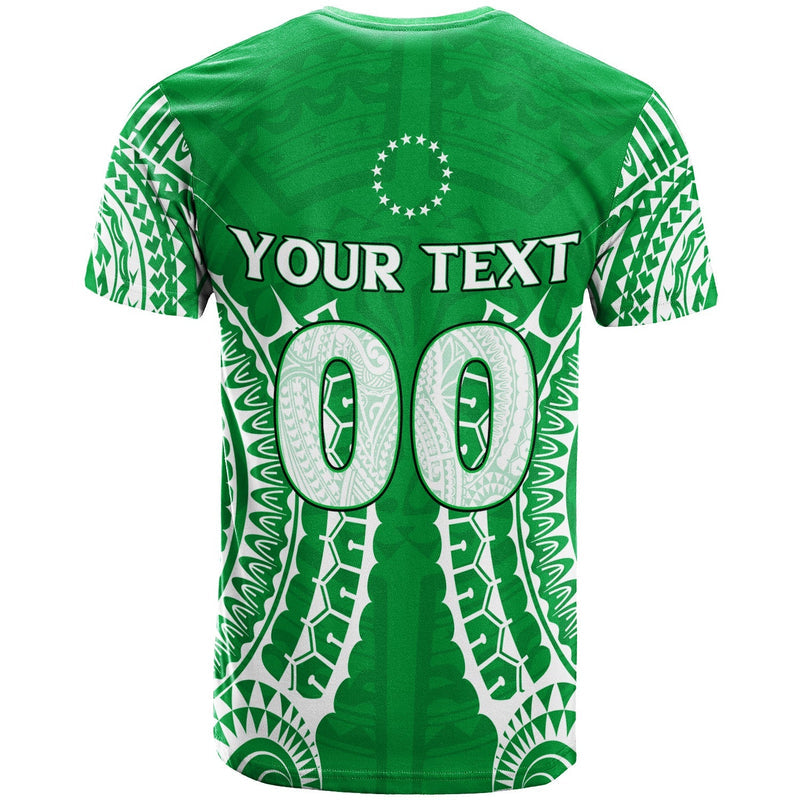 Custom Cook Islands Mitiaro Tribal Pattern T Shirt