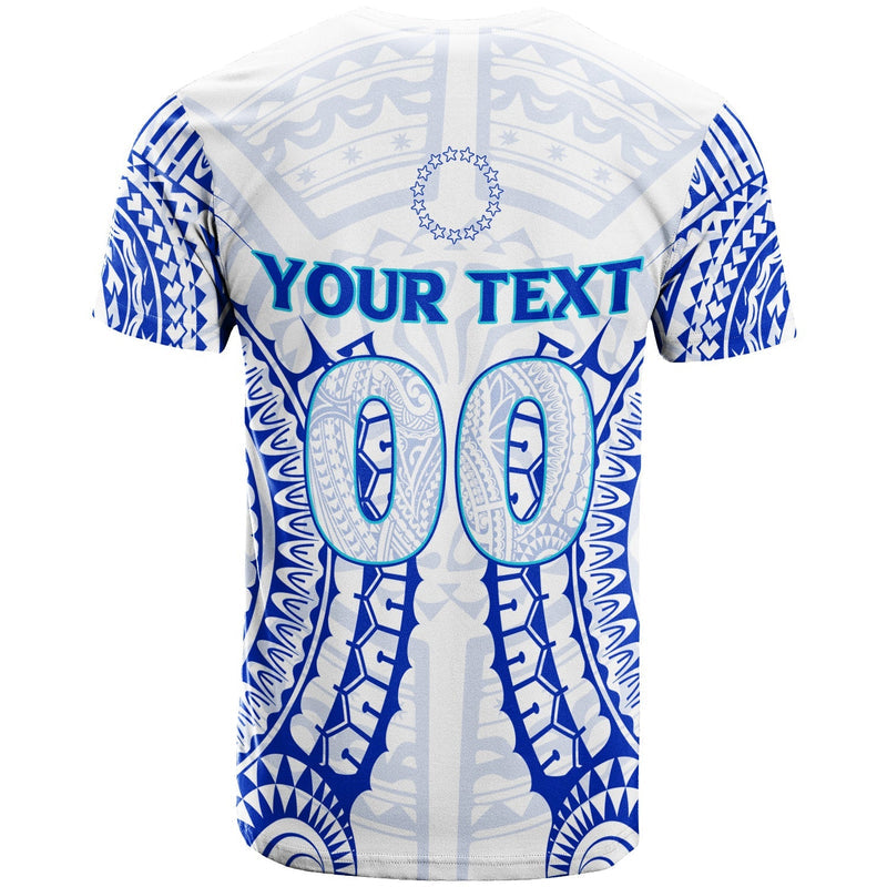 Custom Cook Islands Palmerston Tribal Pattern T Shirt
