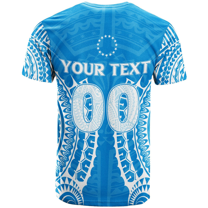Custom Cook Islands Tongareva Tribal Pattern T Shirt