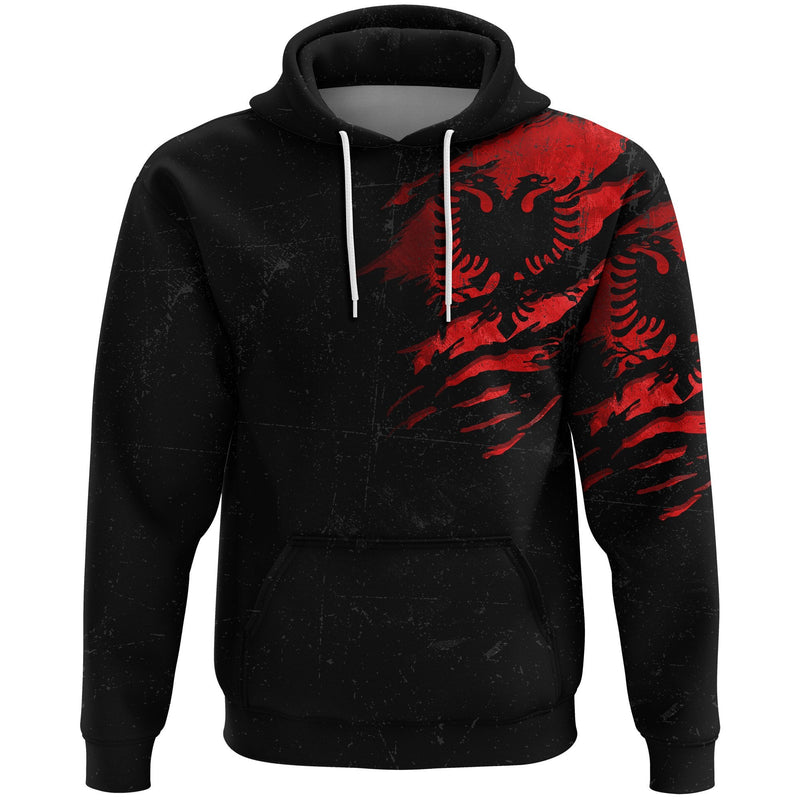 Albania In Me Special Grunge Hoodie