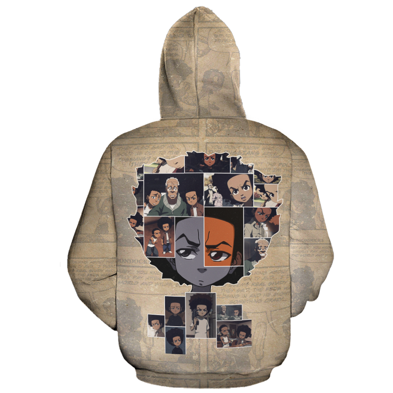 African 90s Huey Freeman Hoodie