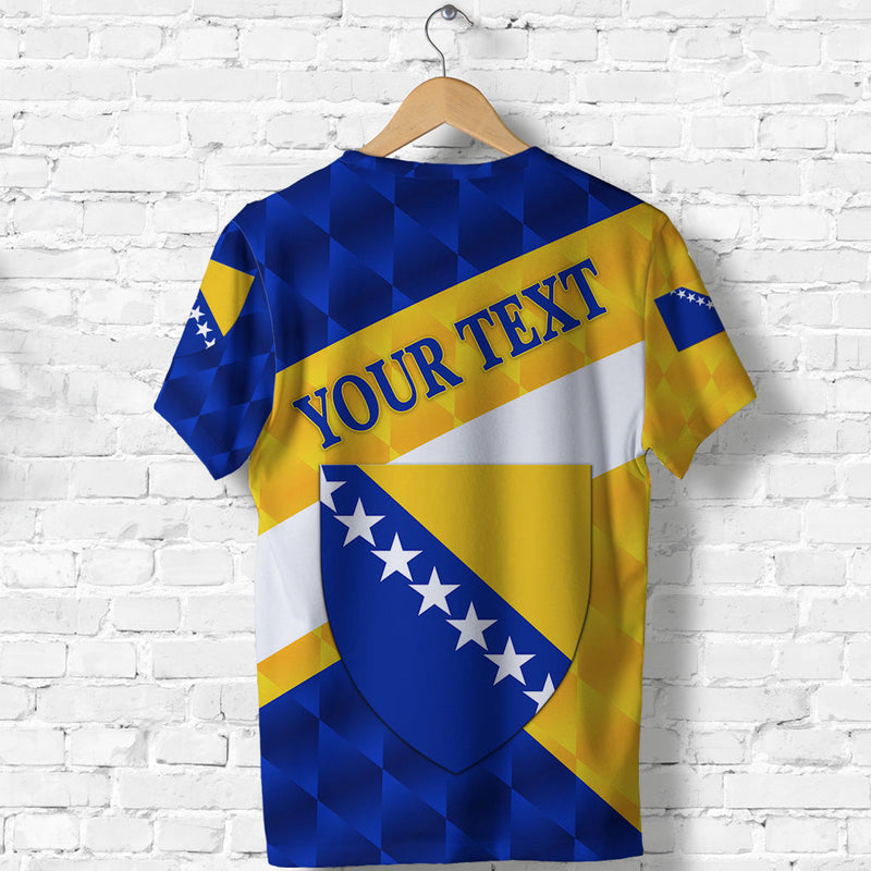 Custom Bosnia and Herzegovina Sporty Style T Shirt