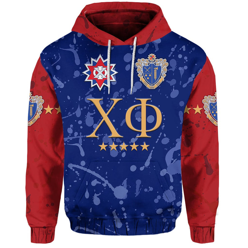 Custom Chi Phi Original Style Blue Scarlet Hoodie