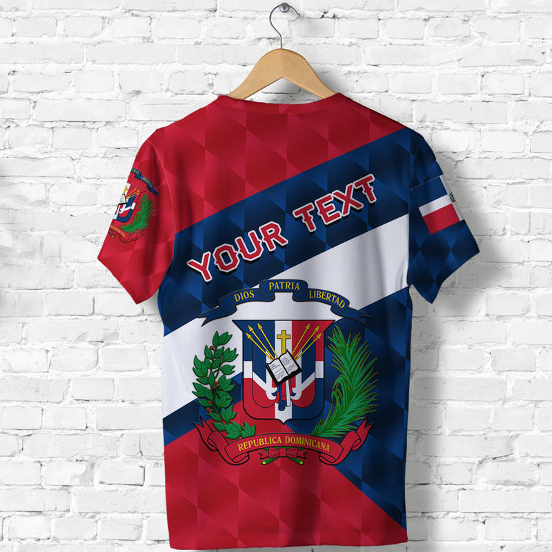 Custom Dominican Republic Sporty Style T Shirt