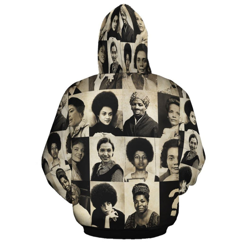African Female Civil Rights Leaders Zip Hoodie