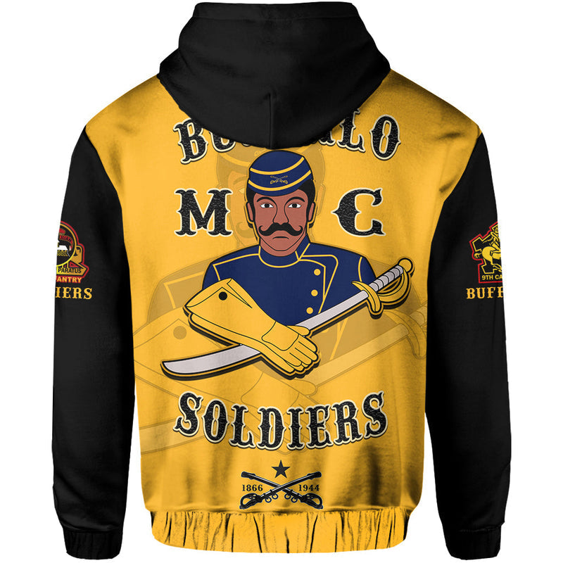 Custom Buffalo Soldiers Motorcycle Bsmc Club Hoodie