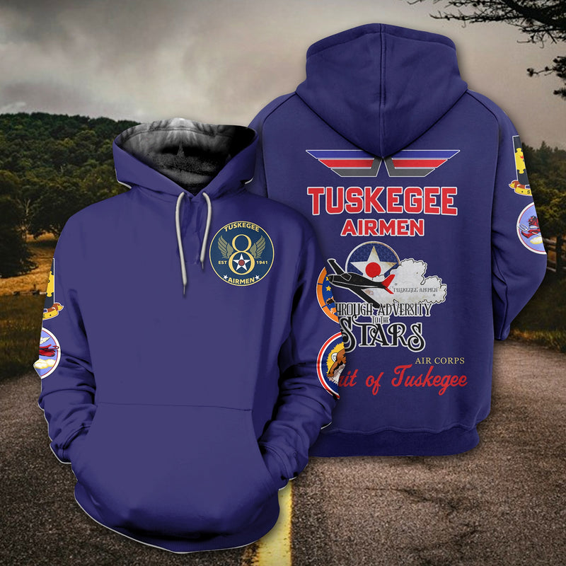 African Tuskegee Airmen Pullover Hoodie