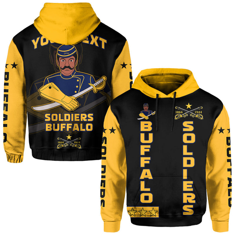 Custom Buffalo Soldiers BSMC Club Adore Motorcycle Hoodie