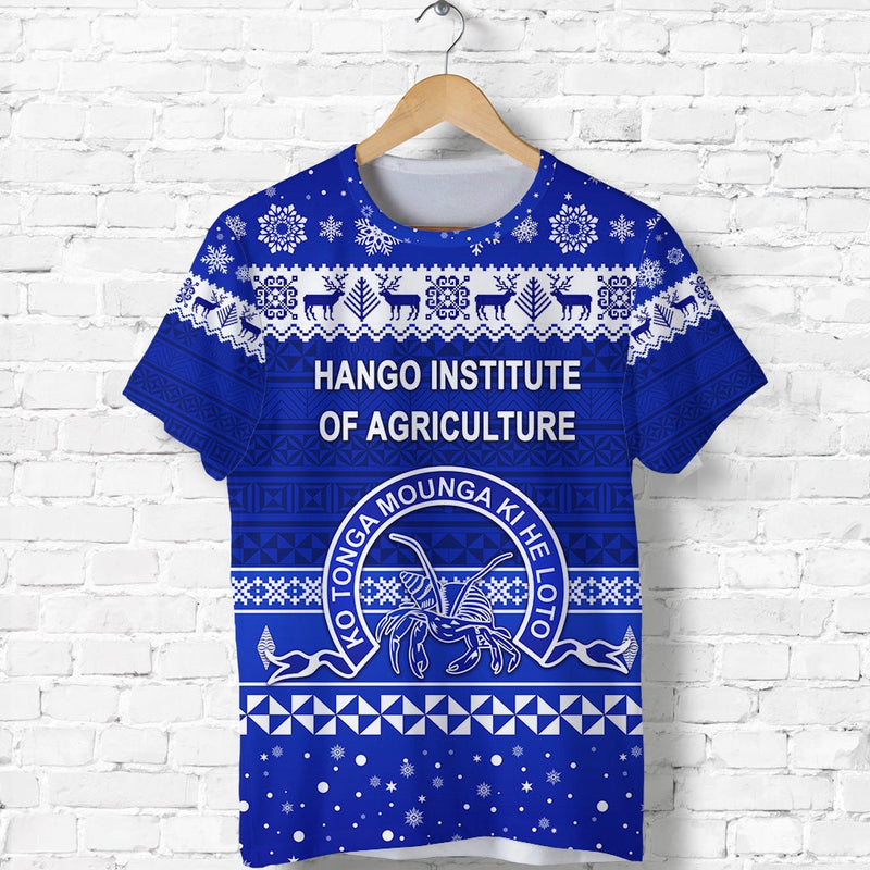 Custom Hango Institute of Agriculture Christmas Simple Style T Shirt