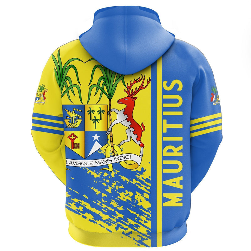 African Mauritius Quarter Style Hoodie
