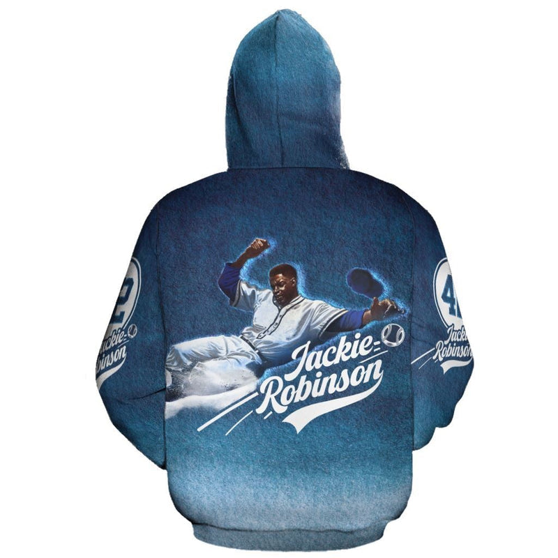 African Jackie Robinson Hoodie