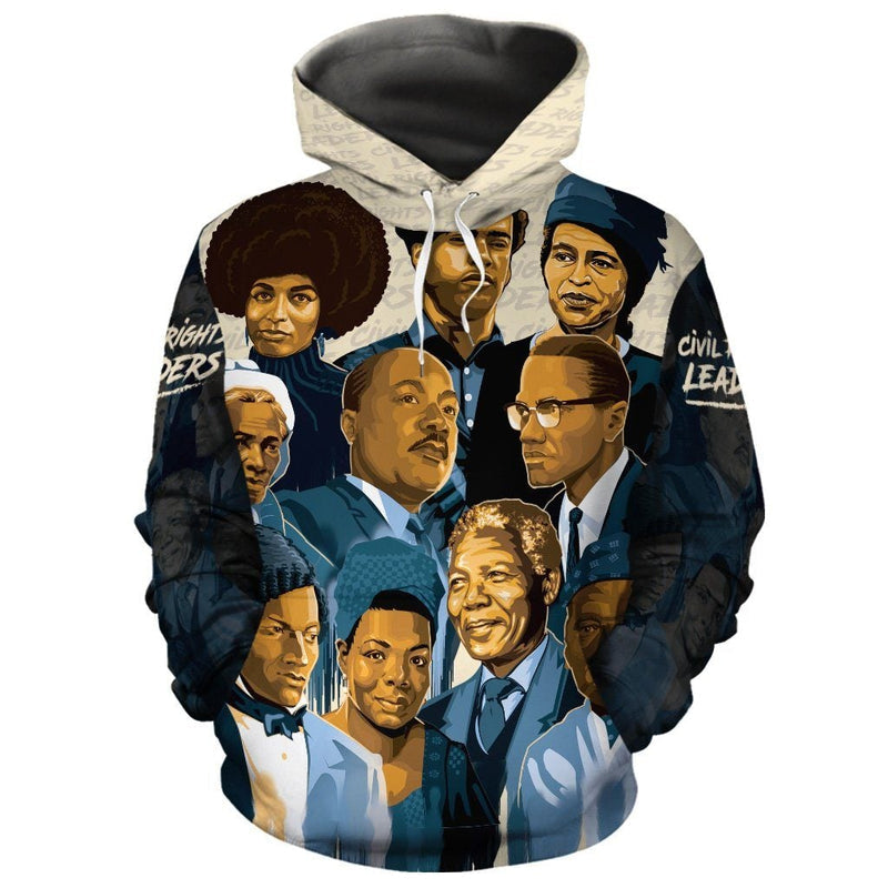 African Civil Rights Leaders 4 Hoodie