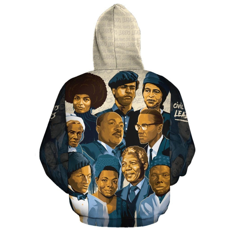 African Civil Rights Leaders 4 Hoodie