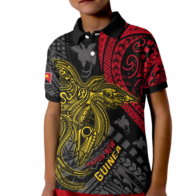 (Custom Text and Number) Papua New Guinea Raggiana Birds Of Paradise Happy 47th Independence Day Polo Shirt