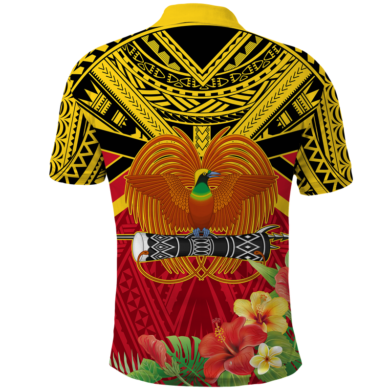 Custom Photo Provinces of Papua New Guinea 50th Years Hapi De bilong Indipendens Polo Shirt