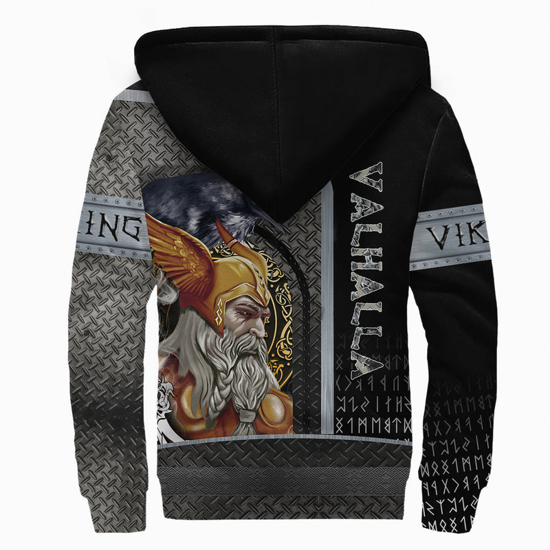 (Custom) Viking - Odin Style Armor Sherpa Hoodie