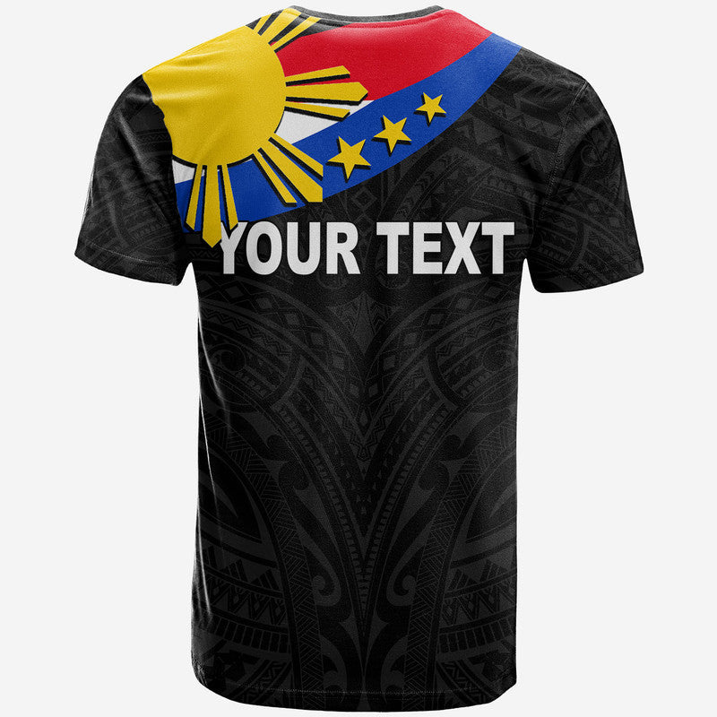 Custom Pilipinas Simple Style Black T Shirt