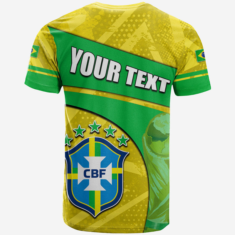 Custom Brasil World Cup 2022 Basic Style T Shirt