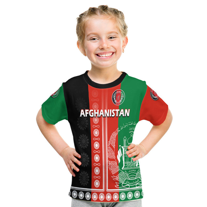 Afghanistan Mens Cricket Team Afghan Traditional Pattern T Shirt
