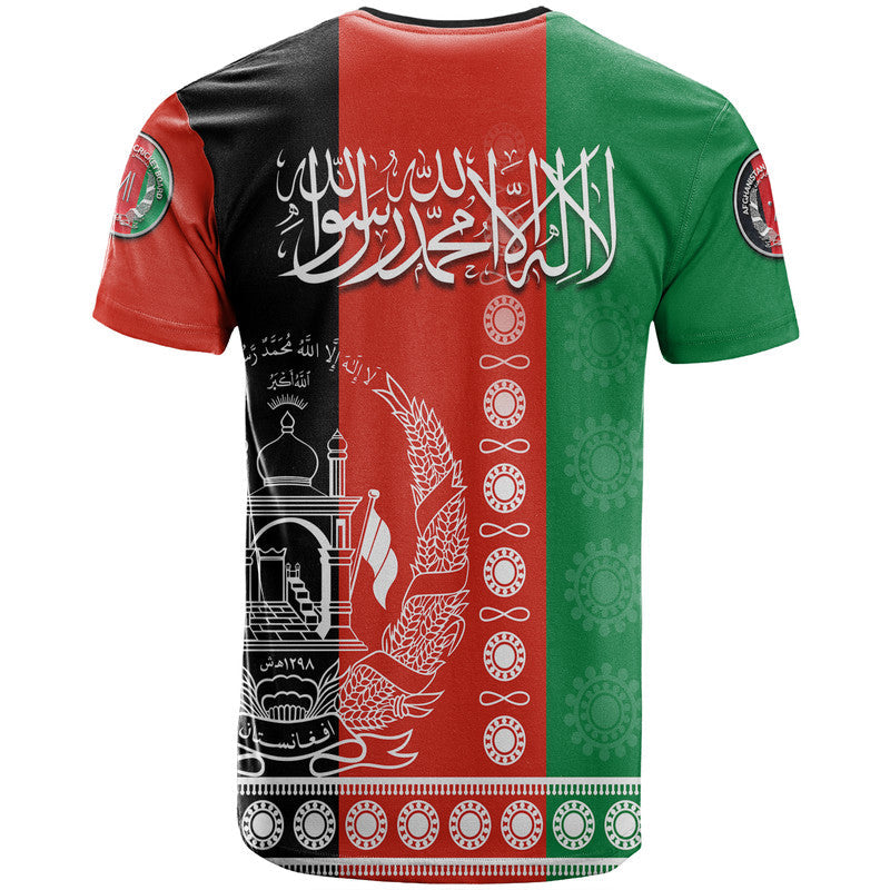 Afghanistan Mens Cricket Team Afghan Traditional Pattern T Shirt