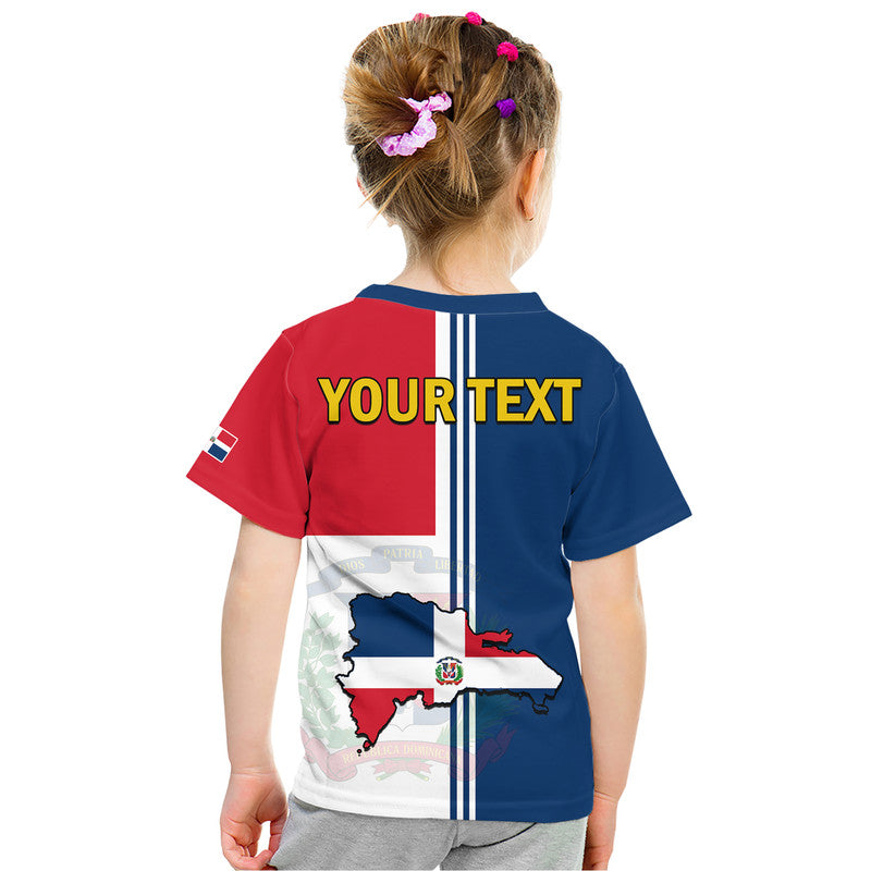 Custom Dominican Republic Coat Of Arms And Flag Map T Shirt