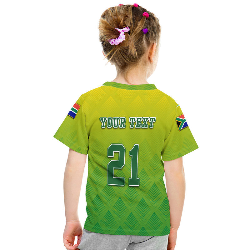 Custom South Africa National Cricket Team Proteas Sports Yellow Style T Shirt