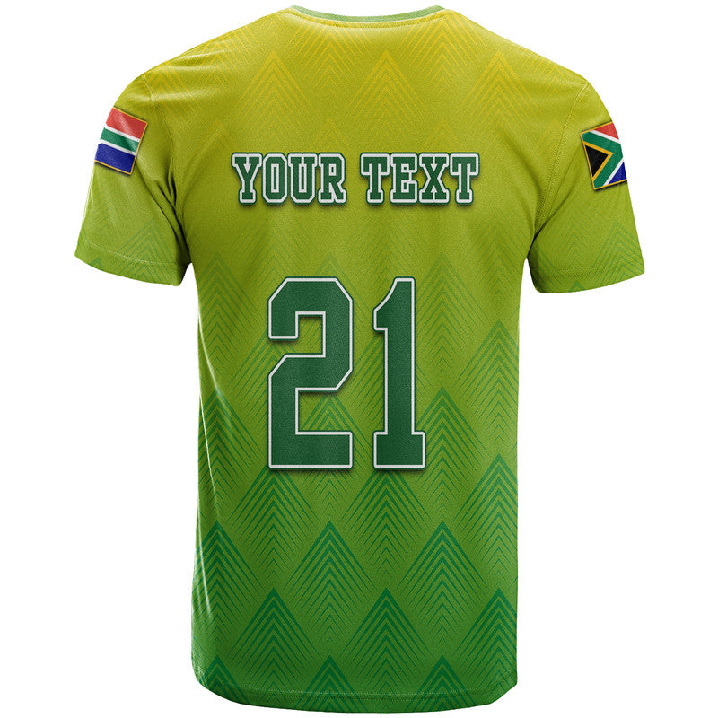 Custom South Africa National Cricket Team Proteas Sports Yellow Style T Shirt
