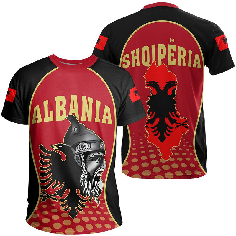 Albania The National Hero Of Albania Skanderbeg Gel T Shirt