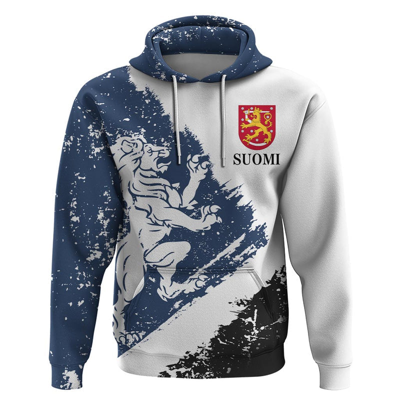 (Suomi) Finland Lion On Top Zipper