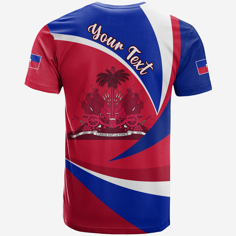 Custom Haiti Style Color Flag T Shirt