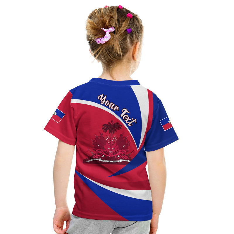 Custom Haiti Style Color Flag T Shirt