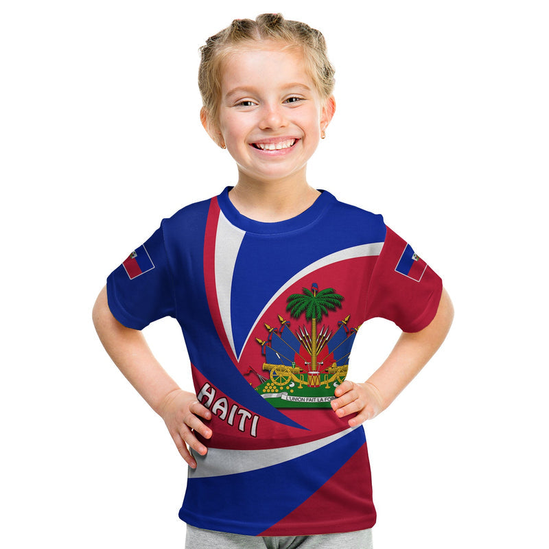 Custom Haiti Style Color Flag T Shirt