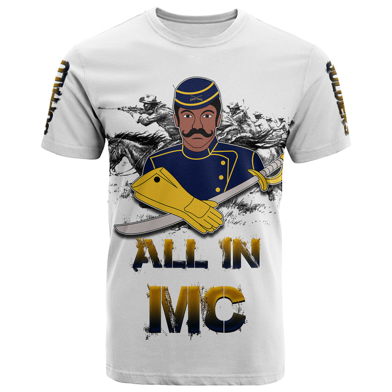 Custom Buffalo Soldiers History T Shirt