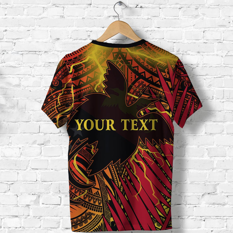 Custom Papua New Guinea Style Stalwart Polynesian T Shirt