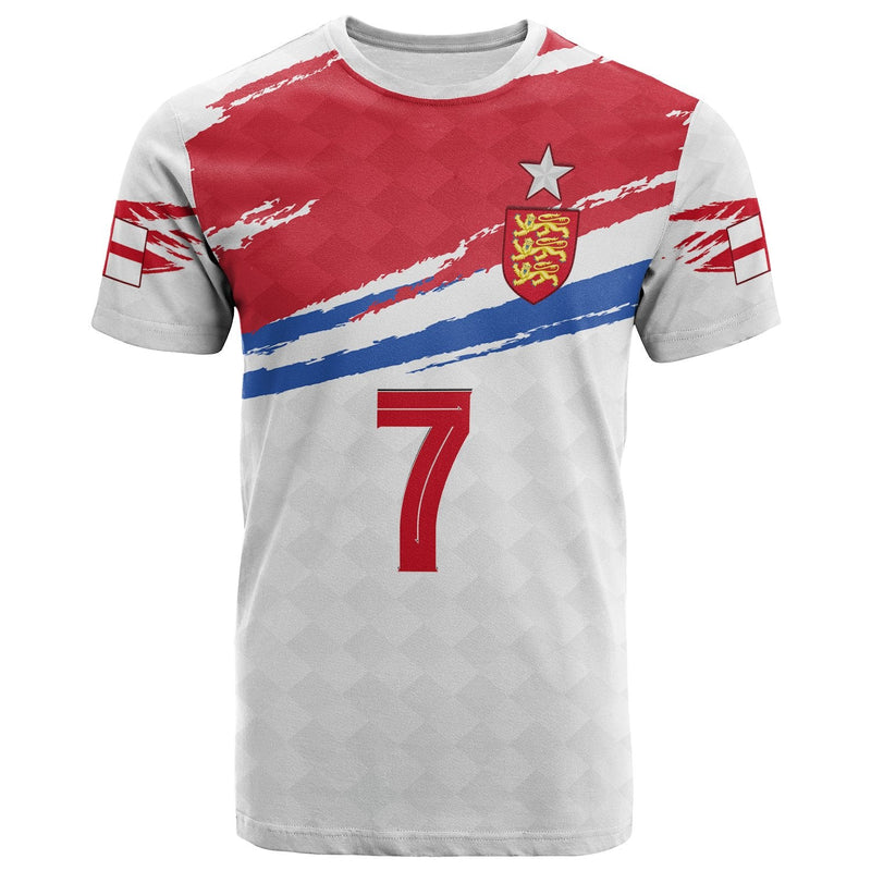 Custom England Football Come On England Custom Text And Number T Shirt