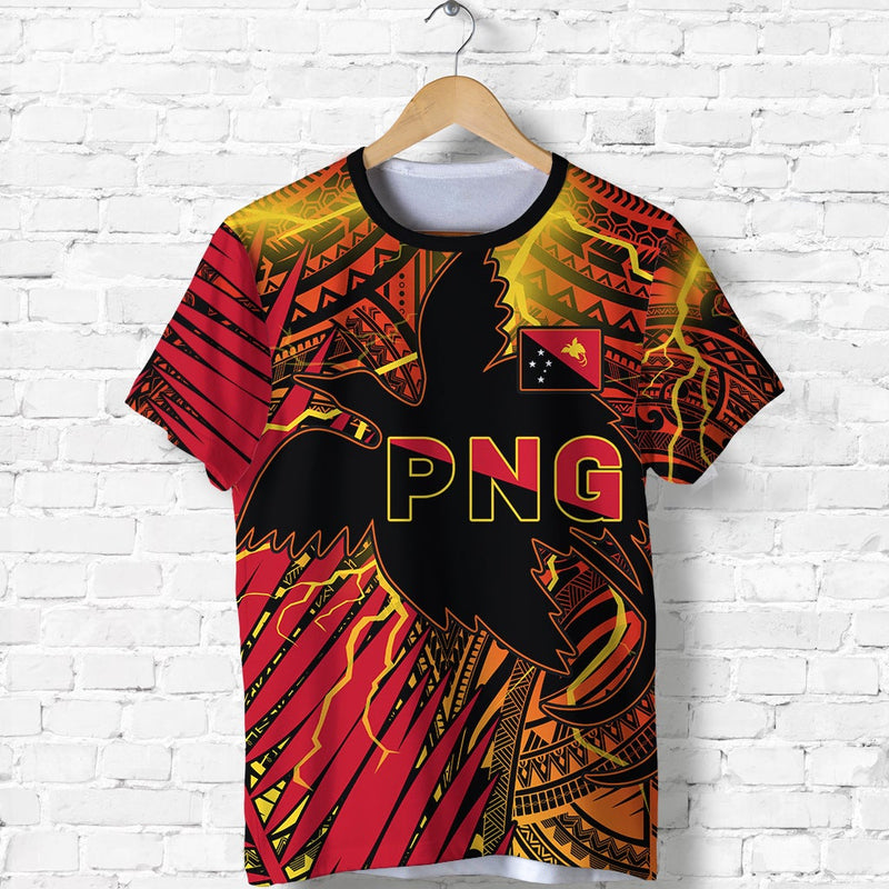 Custom Papua New Guinea Style Stalwart Polynesian T Shirt