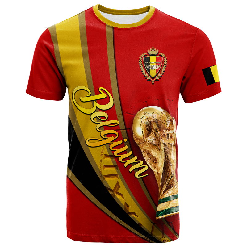 Custom Belgium Football 2022 T Shirt