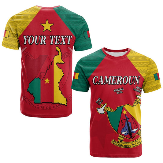 Custom Cameroon Independence Day Cameroonians Pattern T Shirt