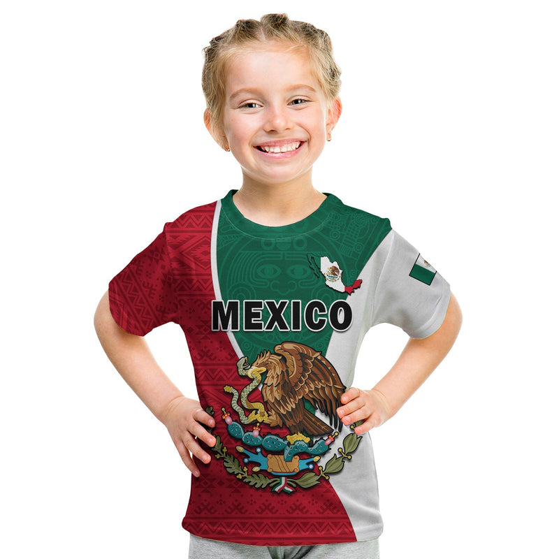 Custom Mexico Mexican Aztec Pattern T Shirt