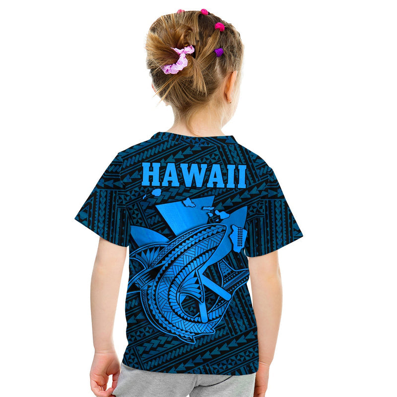 Custom Hawaii Kakau Kanaka Maoli Combine Polynesian Shark Ver.03 T Shirt