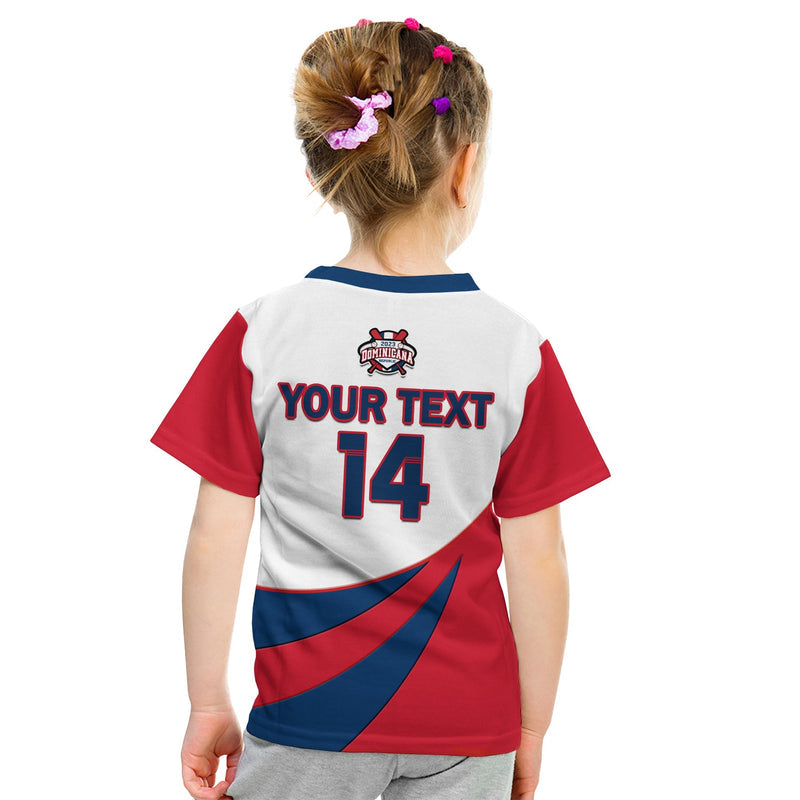 Custom Republica Dominicana 2023 Baseball T Shirt