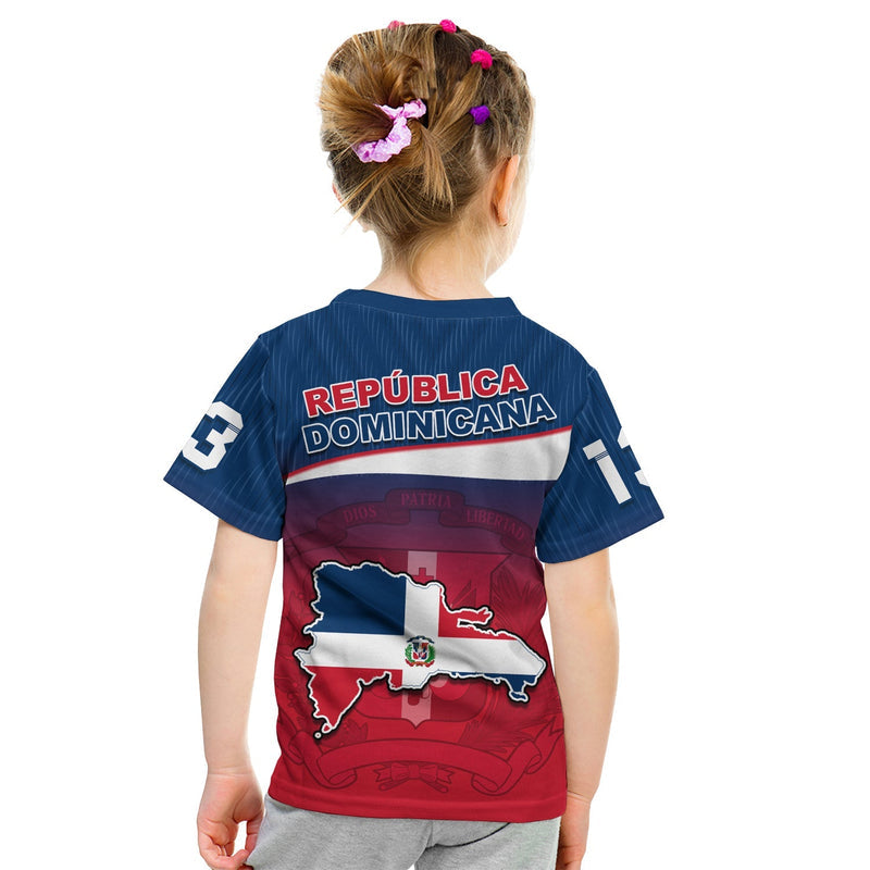 Custom Dominican Republic Dominicana Style Sporty T Shirt