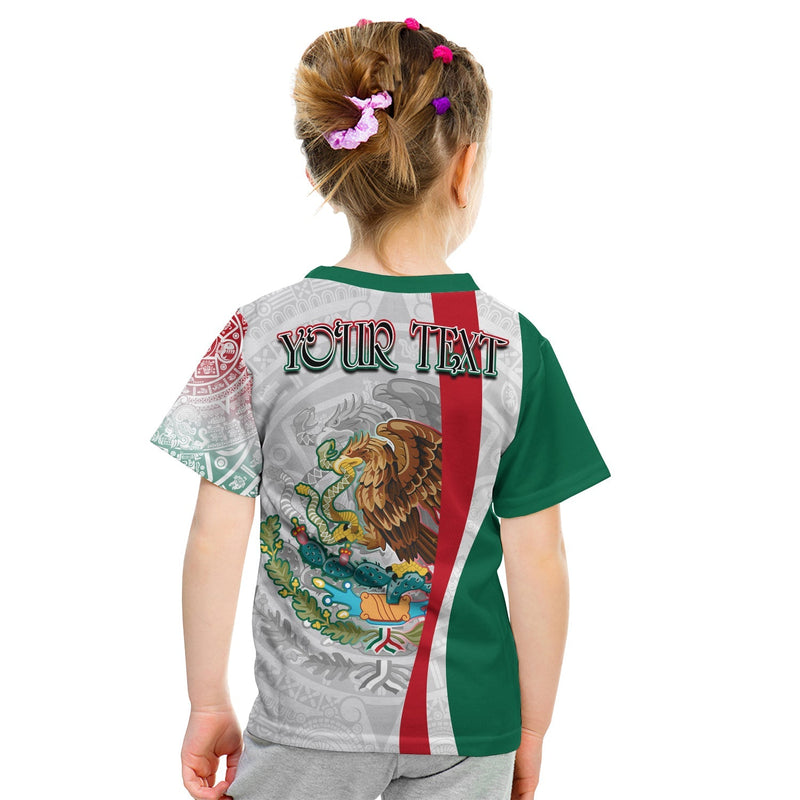 Custom Mexico Mexican Eagles Aztec Pattern T Shirt