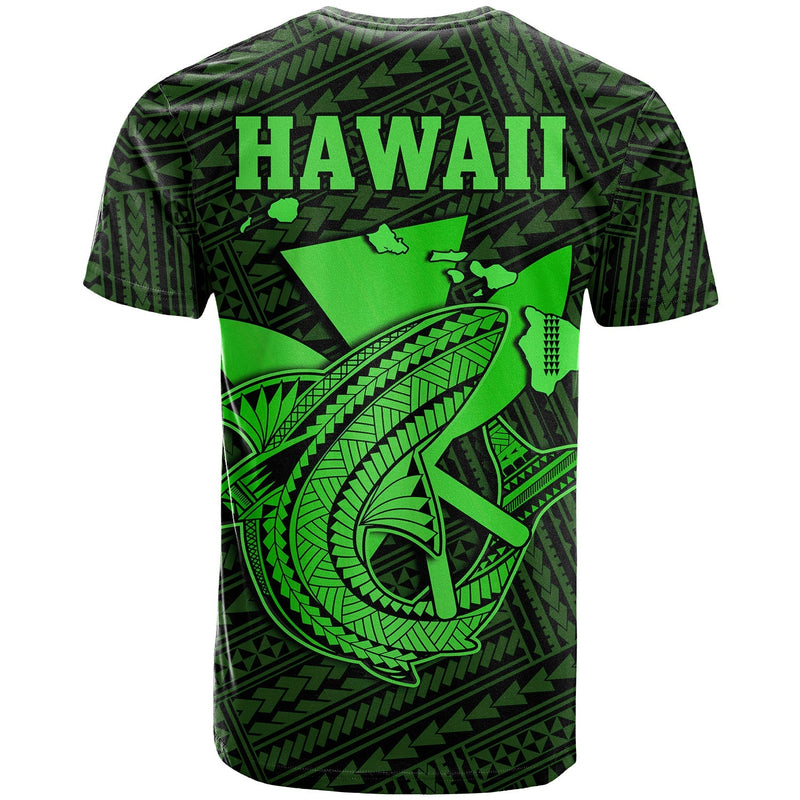 Custom Hawaii Kakau Kanaka Maoli Combine Polynesian Shark Ver.02 T Shirt
