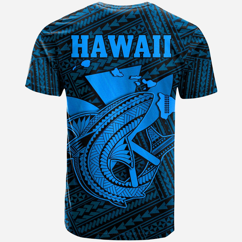 Custom Hawaii Kakau Kanaka Maoli Combine Polynesian Shark Ver.03 T Shirt