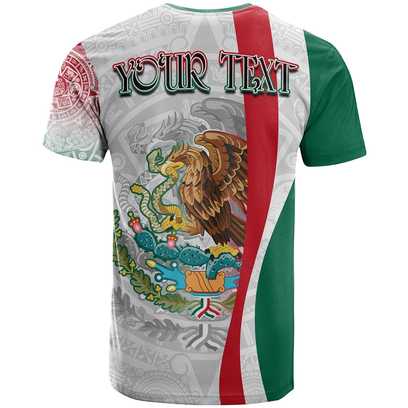 Custom Mexico Mexican Eagles Aztec Pattern T Shirt