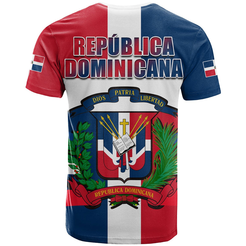 Dominican Republic Dominicana Proud Style Flag T Shirt